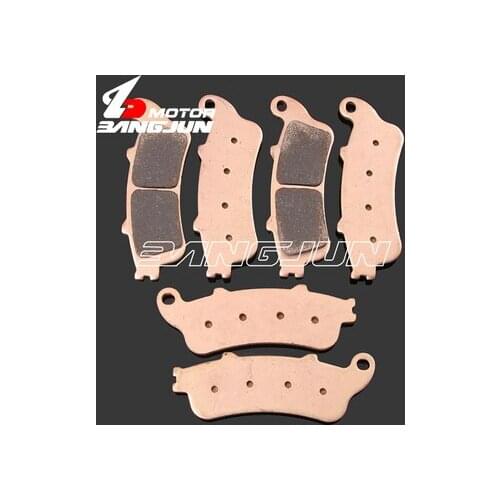 Motorcycle Front Rear Metal Brake Pads For HONDA ST1300 2002-2007 ST1100 1996-2002
