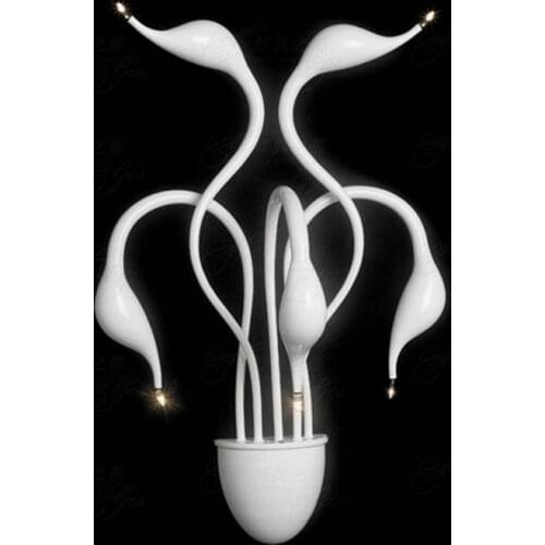 New Design Swan Wall Lamps Bedroom Headboard Bedside Lamp banheiro LED Living Room Light Wall Sconce lampe deco