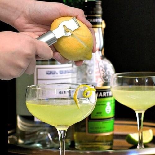 Stainless Steel Lemon Peeler Fruit Grater Zester Grater Lime Orange Citrus Peeling Knife Kitchen Gadgets Bar Accessories