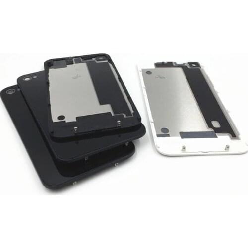 Original New Phone Back Cover Case Replacement For Iphone 4 4G 4S Rear Glass Battery Door Housing