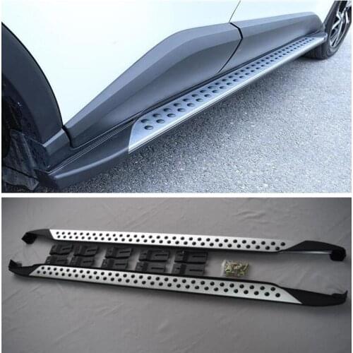 High quality Aluminum alloy Running Boards Side Step Bar Pedals Fits For Toyota CHR C-HR 2018 2019