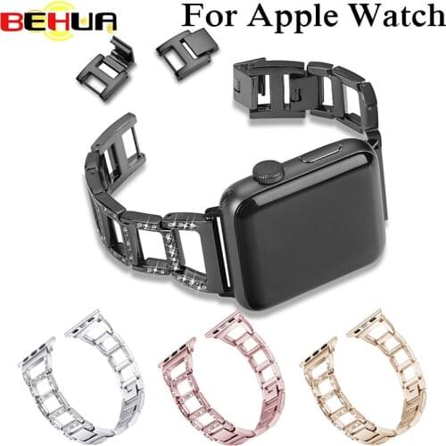 Alloy stainless steel watch strap for apple watch band 42mm 38mm LINK bracelet wirst strap iwatch 1/2/3 series metal chain