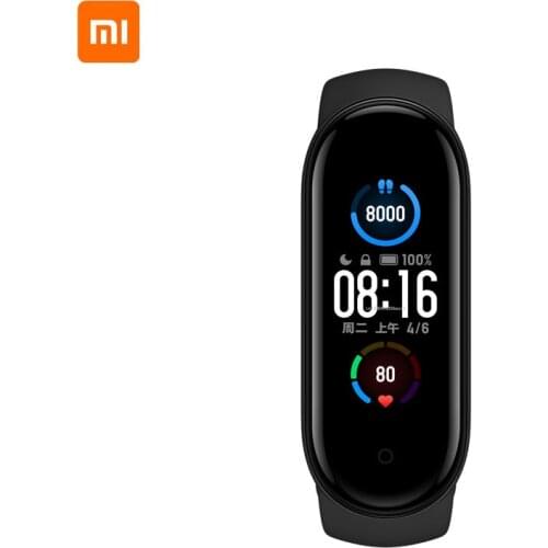 Xiaomi Mi Band 5 Smart Bracelet Colorful AMOLED Screen Miband 5 Smartband Fitness Traker Bluetooth Sport Waterproof Smart Bands