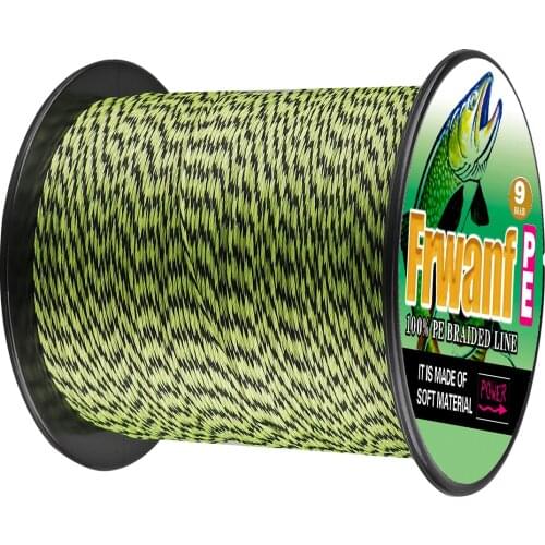 Fastness fishing braid line mix color 500m 1000m super 9 Strands spot line pe wire 15 20 25 30 35 40 50 60 70 80 90 100LB cords