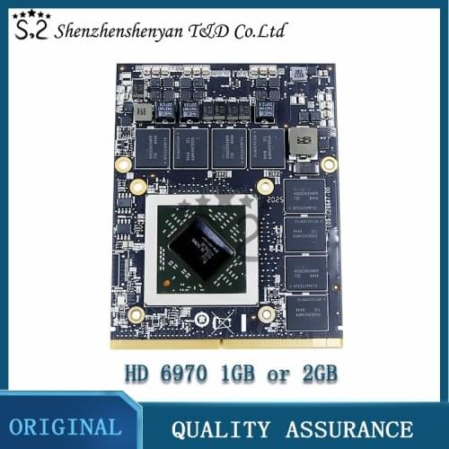For Apple iMac 27" A1312 HD6970 HD6970M HD 6970 6970M 1G 1GB 2G 2GB 109-C29657-10 216 0811000 Video graphic VRAM Card VGA GPU