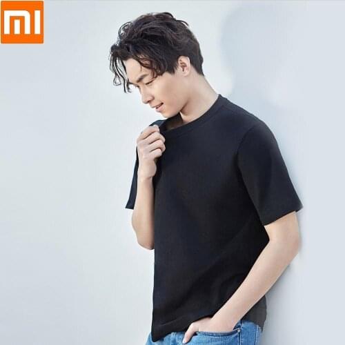 Youpin 90 FUN man 100% Cotton Casual comfort Breathable shirt men Summer Loose Short sleeve