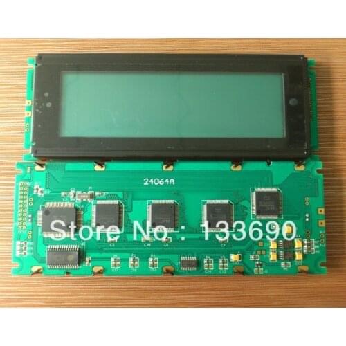 5.4 inch FSTN 240*64 24064 240X64 Graphic Dot LCD display Gary lcd screen T6963 black font on the white