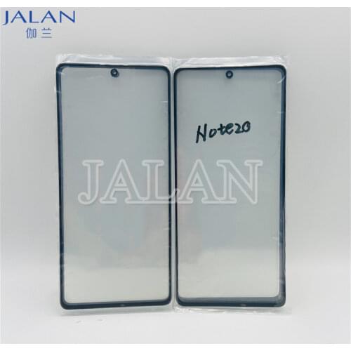 5PCS LCD Screen Top Glass For Samsung Note20 N980 Note10 Lite Touch Screen Glass Panel Replacement Repair