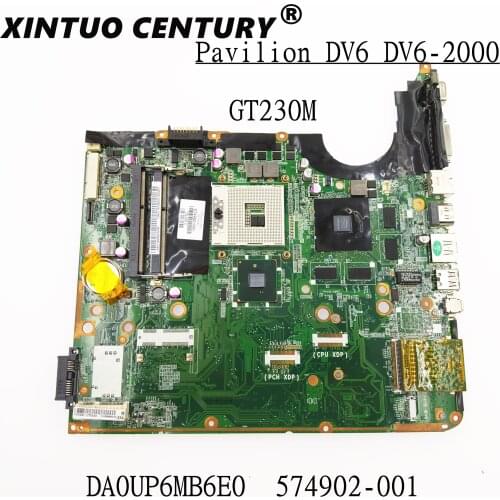 574902-001 fit for HP Pavilion DV7-3000 Series motherboard DA0UP6MB6E0 REV E Main board full tested