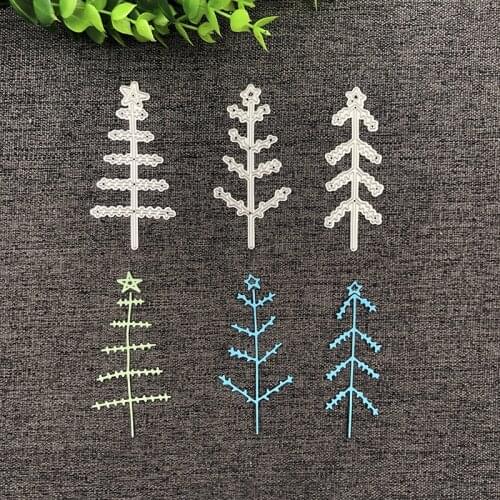 Bunnymoon Tree branch Metal Cutting Dies 3D DIY Scrapbooking Carbon Sharp Craft Die Photo Invitation Cards Decoration
