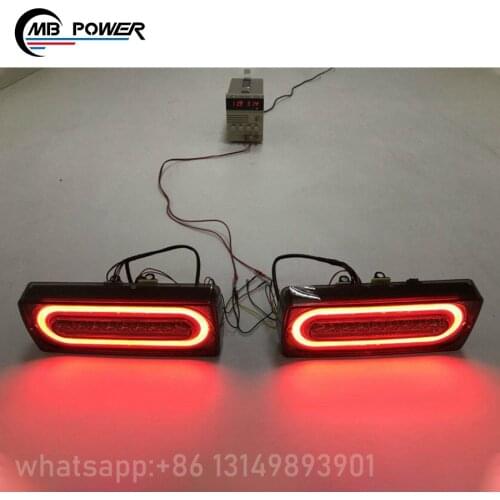 G-CLASS W463 tail lights G500 G55 G63 red G glass tail light with flowing signal flowing rear light
