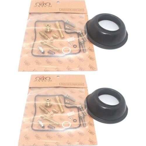2 set for VT 500C VT500 C Shadow 500 VT500C 1983-1985 Motorcycle carburetor repair kit plunger diaphragm