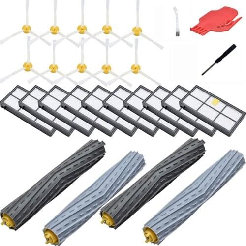 30PCS Replacement Parts Kit Fit for IRobot Roomba 800 Series 850 860 861 864 866 870 871 880 Series Robotic Cleaner