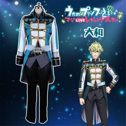 Anime Uta no Prince Sama Theater Edition HEVENS Hyuga Yamato Stage Dress Cosplay Costume H