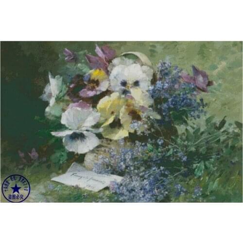 Hot Gold Collection Embroidery Cymbidium Counted Cross Stitch Stocking Kits with 100% Cotton Floss &Free Shipping for Wall Decor