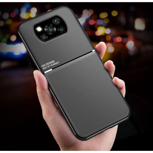 Magnetic Matte Thin Case for Xiaomi Pocophone POCO X3 NFC M3 F2 Pro 10T Lite 5G Redmi Note 9S 9 8 8T 9C 9A Shockproof Cover
