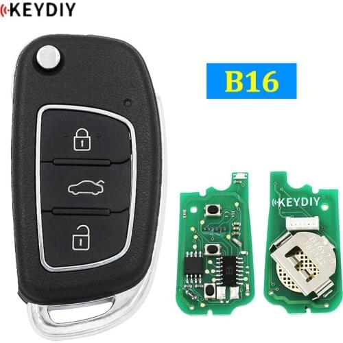 B16 3 Button Universal Remote Control Key Smart Car Key Fob B-Series for KD900 KD900+ KD200 KD-X2 URG200 Mini KD