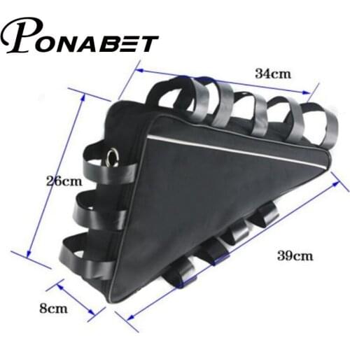 Waterproof Large Triangle Battery Carry Containment Bag For Electric Bike Riding Equipment