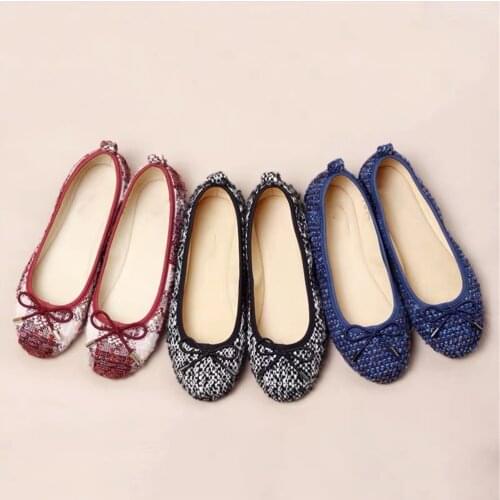 New Trand Of Leather Slip On Round Toe Casual Women Shoe Fashion Women Shoe Genuiine Leather Shallow Women Flat Size 35-43