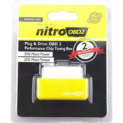 2020 ECO NitroOBD2 Gasoline Benzine Cars Chip Tuning Box More Power Torque Nitro OBD Plug & Drive Nitro OBD2 OBD 2 Cars Diesel