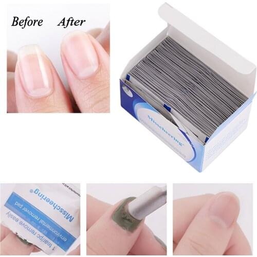 50/100/200 PCS Nail Degreaser Gel Polish Removal Napkins For Manicure Cleanser Nails Remover For Gel Polish