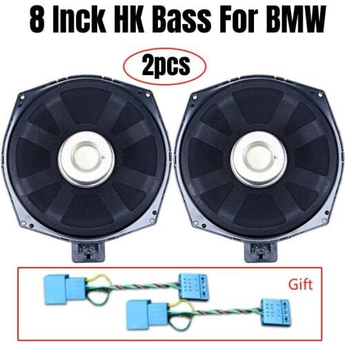 8 Inch HK Bass Car Subwoofer Speaker For BMW F20 F22 F23 F25 F10 F11 F30 F11 3GT F47 F45 F46 F39 X1 X3 Series Loudspeaker