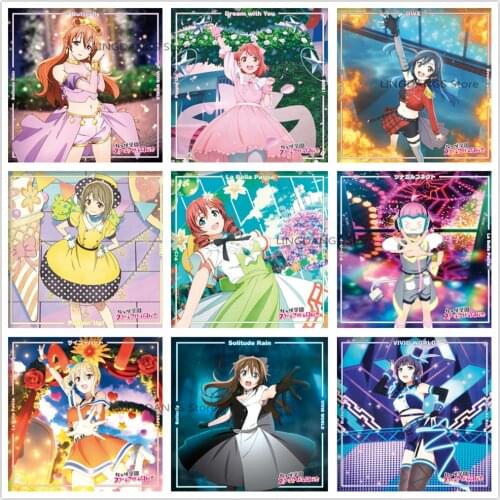 5d Diy Diamond Painting Anime Love Live! Nijigasaki High School Idol Club Cartoon Diamond Mosaic Cross Stitch Home Decor Gift