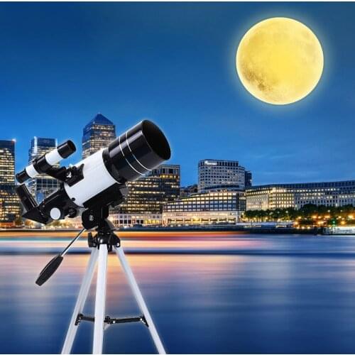 150X Astronomical Telescope 70mm Wide Angle Refractive Zoom Monocular Telescope With Tripod,Explore Space Best Gift For Kids