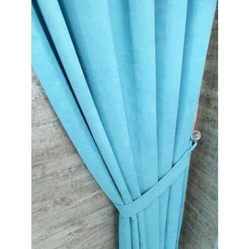 Bbb Honeycomb Velvet Textured Background Curtain 2 Pcs 80 X260 Size 1x2,5 Pleated