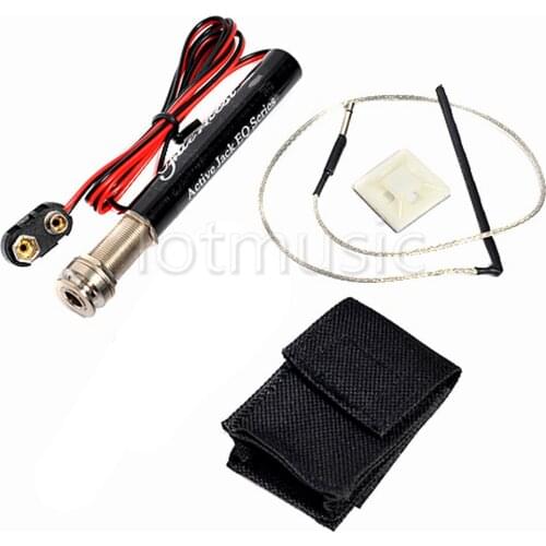 Belcat Acoustic Guitar Sound Hole Pickup Guitar Parts Accessories Black