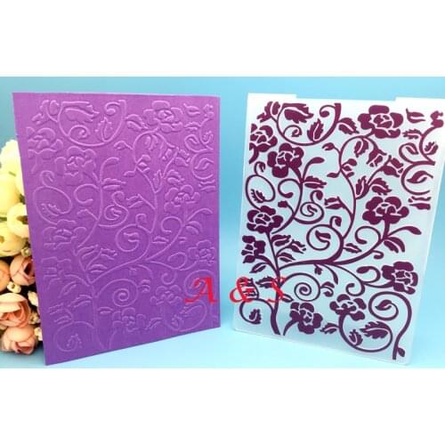 Flower Board Line Paper Card Plastic Embossing Folder For DIY Scrapbook Card Envelop Album Frame Decoration Template