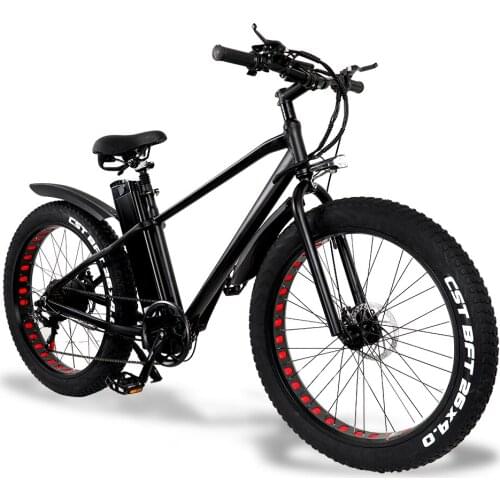 Electric Bike 750w 26 Inch Bicycle Eletric For Adult 48v 15ah 20ah Lithium Battery Fat Tyre E Bike Men‘s Ebike