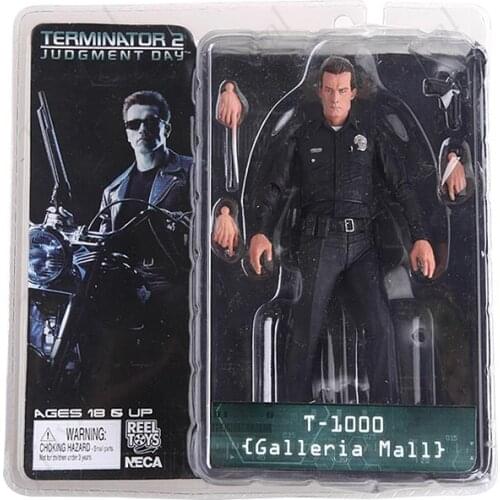 NECA The Terminator 2 T-1000 Galleria Mall PVC Action Figure Collectible Model Toy 7"18cm