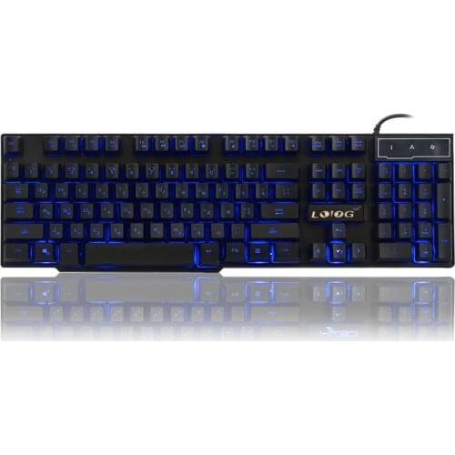 Russian Backlight Gaming keyboard Computer Keyboard mouse Mecanico Game Led Backlit Usb With Mechanical feel Russian keyboard