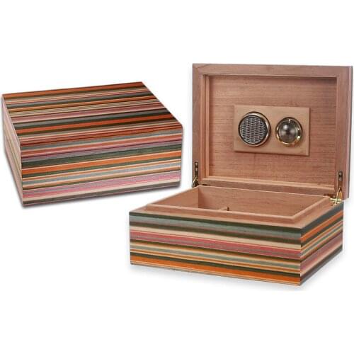 LUXFO Cigar Humidor Cedar Wood Cigar Box Fashion Cigar Accessories Cigar Moisturize Box Travel Humidor for COHIBA Cigar