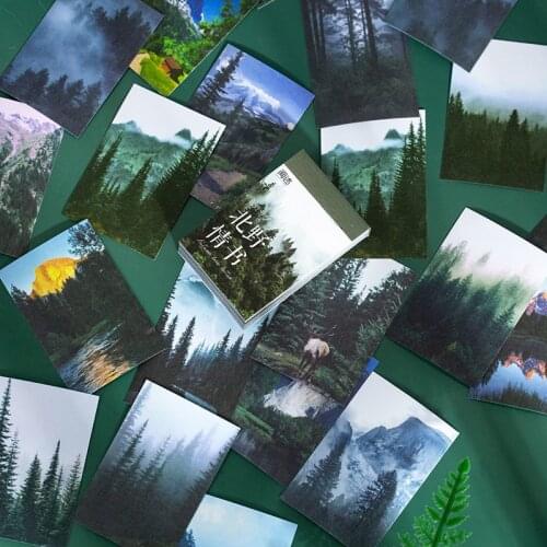 50 pcs/lot Forest Stickers set Decorative collage planner stickers DIY notebooks Scrapbooking Diary Album