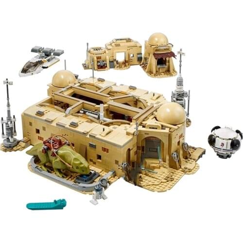 3187PCS New Star Mos Eisley Bistro Cantinaed 75290 Wars The Rise of Skywalker Building Blocks Star Series War Toys Children Gift