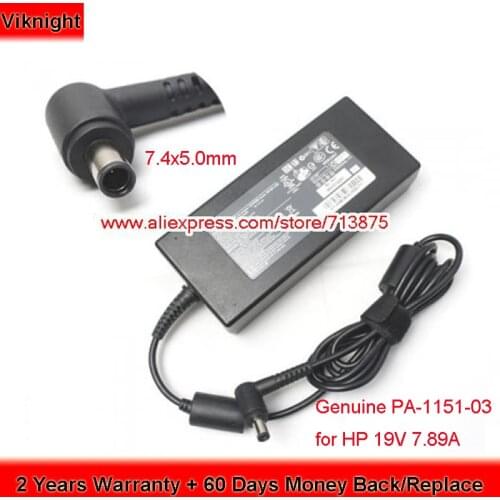Genuine PA-1151-03 19V 7.89A Laptop Charger 497288-001 for HP Touchsmart 320 TouchSmart DeskTop All In One Power Supply