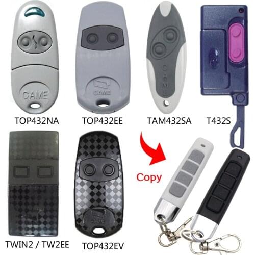 Copy CAME Remote Control 433.92MHz Copy CAME TOP432NA TOP432EE TOP432EV TWIN2 TWIN4 TW2EE TW4EE TAM432SA T432S Remote Control
