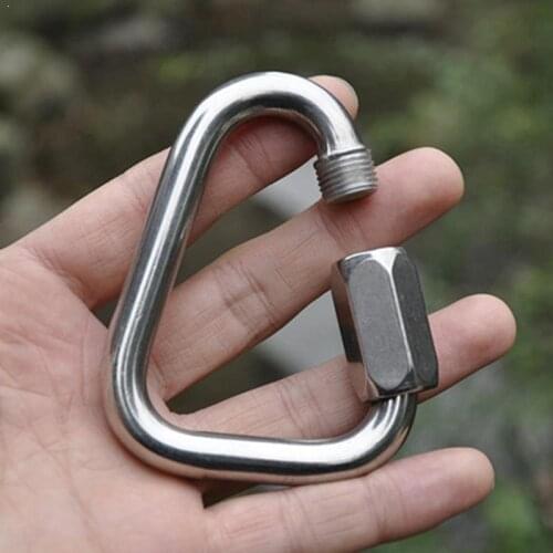 Triangle connecting ring Meilong lock Quick safety triangle buckle carabiner lock N8R4