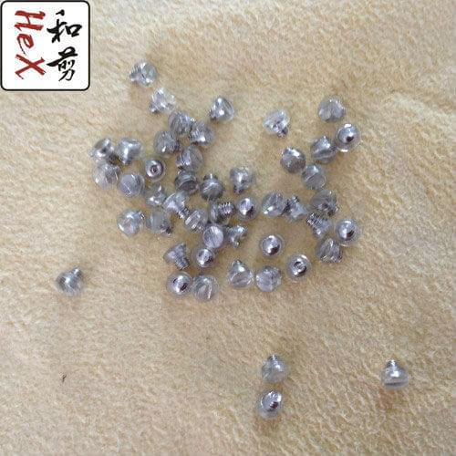 Scissors parts stainless steel scissrs screw-in bumpers 2.5mm / 3mm diameter