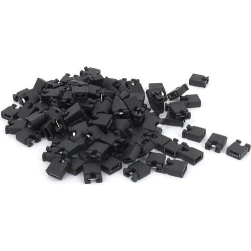 120 Pcs 2.54mm Standard PCB Shunts Short Mini Jumper Cap Connector