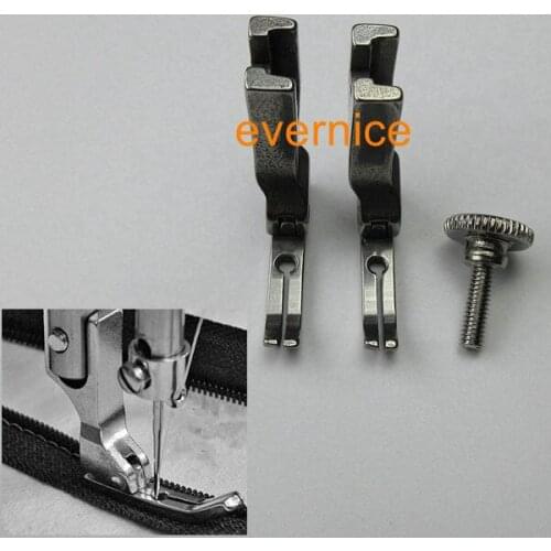 2 PCS SPLIT HINGED ZIPPER FOOT for SINGER 95 191D 195K 196K 591D 2191 2491D