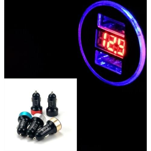 3.1A Dual USB Car Charger LED Display For GMC / Buick / Cadillac / Chevrolet / Holden / VAUXHALL / Opel / Tesla / Lincoln / Ford