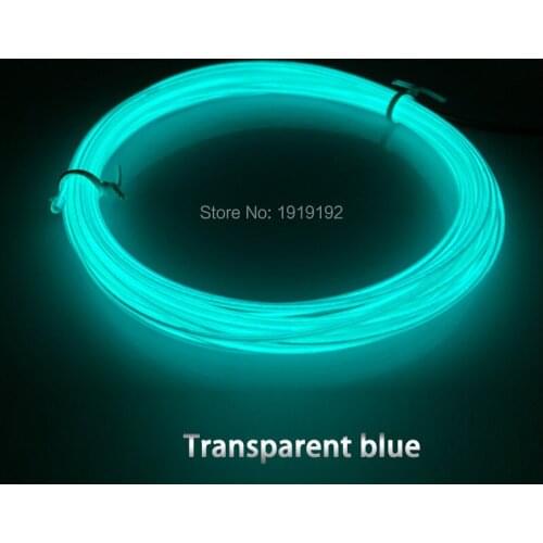 360 Degrees Of Illumination 10Meters 1.3mm Flexible Neon Light Glow EL Wire Rope Cable Strip LED Neon Light For Party Decoration
