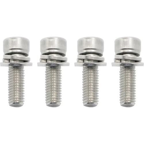 4pcs Exhaust Manifold Studs Allen Screws Bolts 7518234 For Polaris Sportsman 600 700 800 Ranger XP RZR General ATV