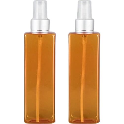 2x Travel Refillable Perfume Aftershave Spray Bottles Hairdressing Dispenser Containers Fine Mist Pump Sprayer Makeup Bottles