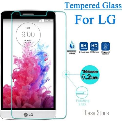 Screen Protector Tempered Glass For LG G3 D850 D855 G4 Stylus Leon H340 Spirit V10 G2 Lite G Flex2 Explosion Proof Film