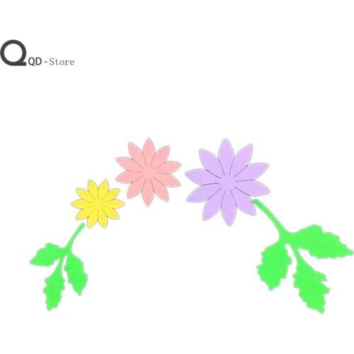 Scrapbook Metal Cutting Dies Childrens Puzzle Little Daisy Handmade Tools DIY Card Make Mould Model Craft Decoration New 2021