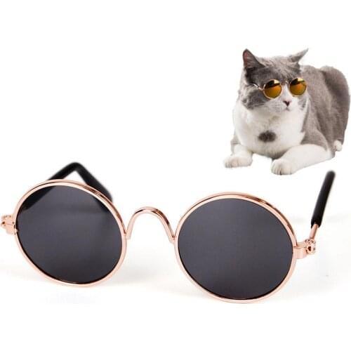 Fashion Cool Cat Glasses Pet Dog Eye Protection Sunglasses Puppy Kitty Photo Props Toy For Pet Cats Dogs Fashion costume